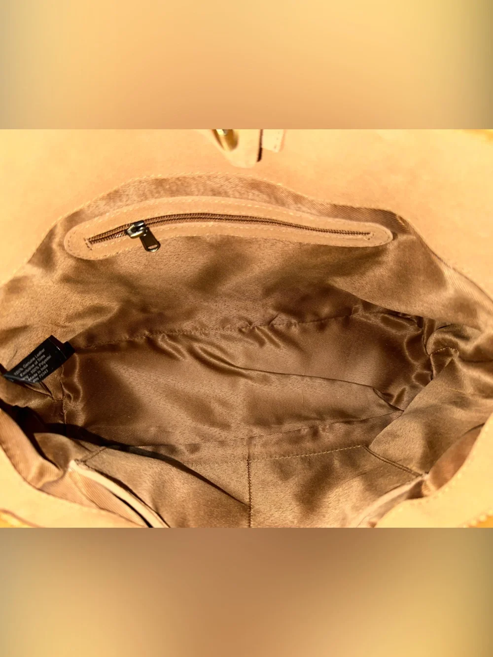 New Genuine Leather Suede Slouchy Boho style Bag / Purse in Tan or Eggplant